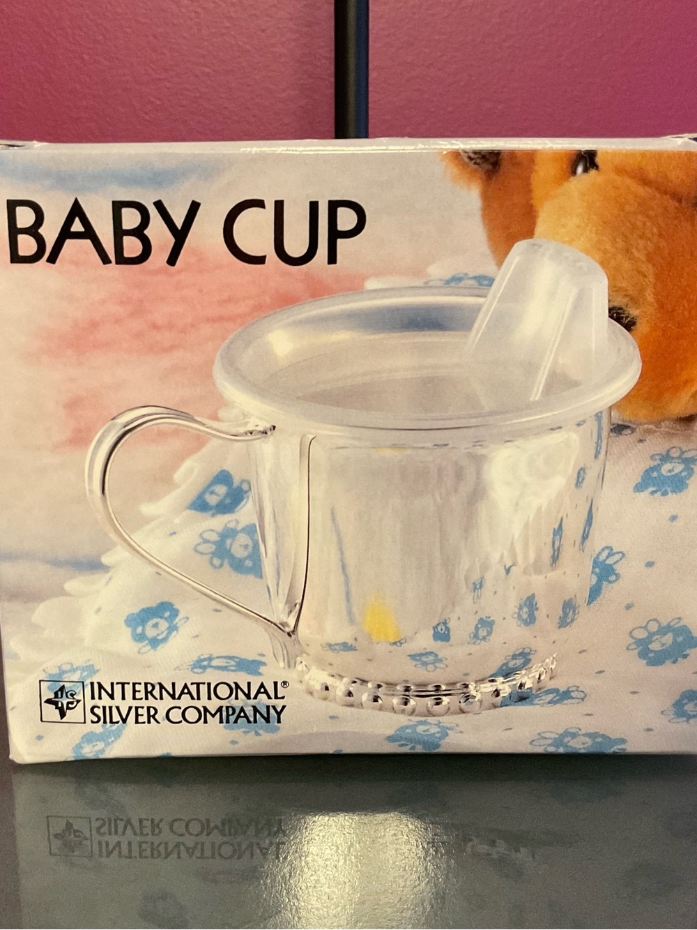 International Silver Company Silver plated Baby Cup Brand New In Original Box